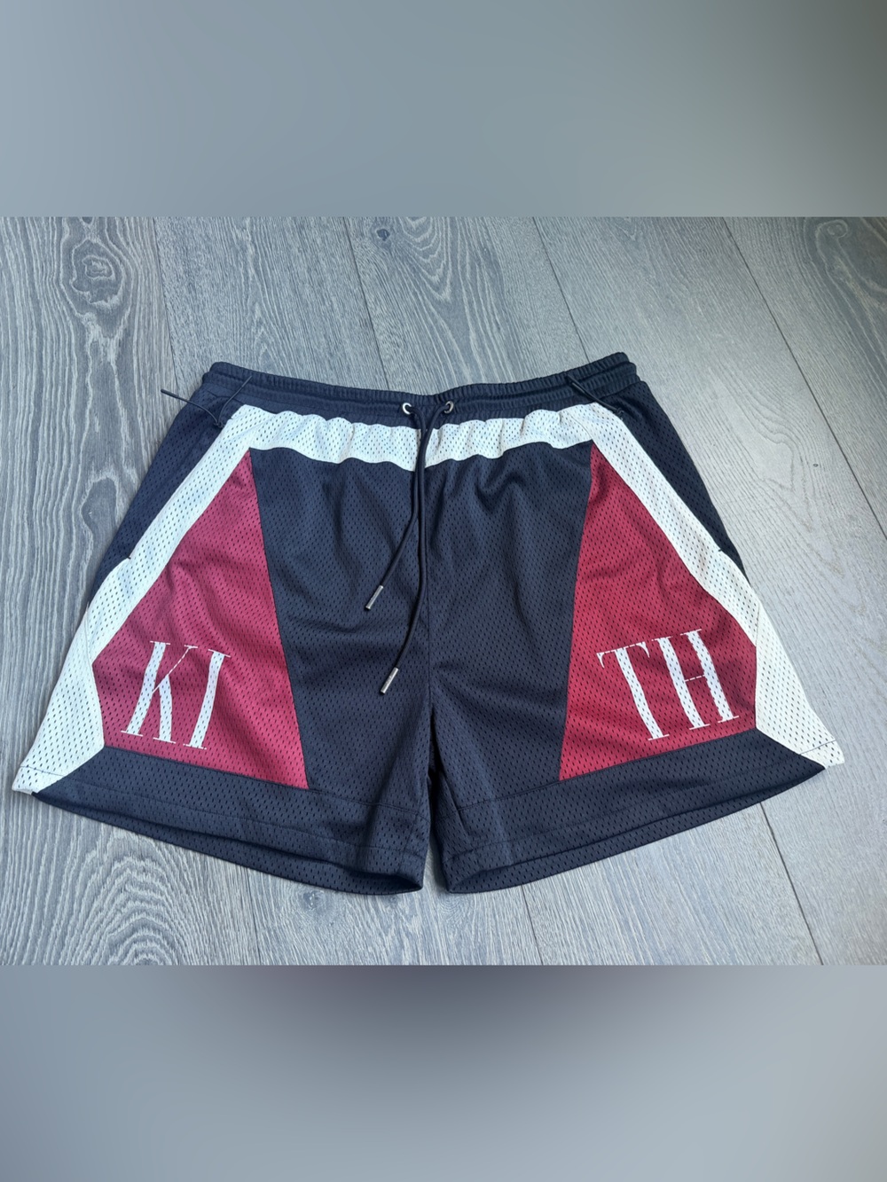 Kith Mesh Turbo Short Black / Red / White Size XL